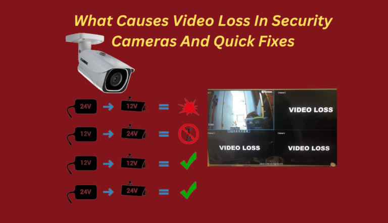 What Causes Video Loss In Security Cameras And Quick Fixes?